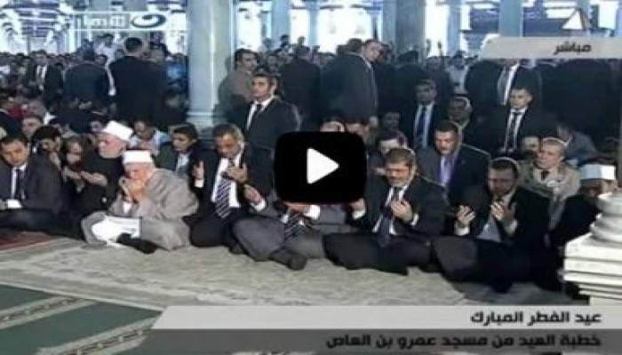 إمام مسجد عمرو بن العاص يدعو الرئيس لتحرير الأقصى "متلفز"