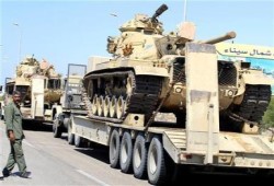 مصادر أمنية: مصر تستعد لارسال طائرات حربية ودبابات إلى سيناء لأول مرة منذ حرب 73