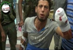 على نهج "جعفر بن أبي طالب" شاب سوري لـ "بشار": "لو قطعت يداي سأحمل السلاح بقدمي" (متلفز)
