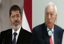 الرئيس يبحث دعم التعاون الاقتصادي مع وزير الخارجية الإسباني