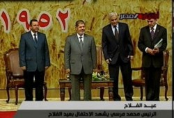 كلمة الرئيس محمد مرسي في عيد الفلاح  (متلفز)