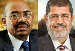 الرئيس يبحث مع البشير تعزيز التعاون الثنائى والتطورات في الشرق الاوسط