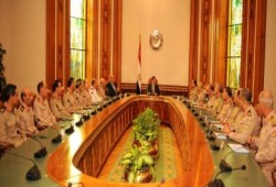 الرئيس مرسي يرأس اجتماعا للمجلس الاعلى للقوات المسلحة