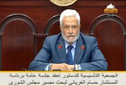 الغريانى يرد على استقالة منال الطيبى من التأسيسية (متلفز)