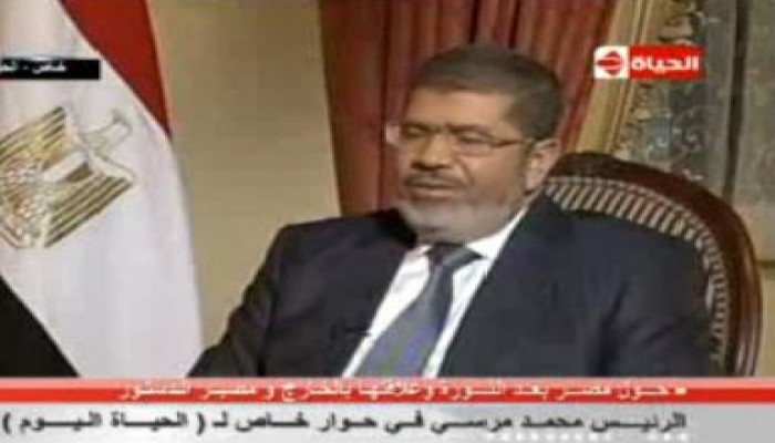 حوار الرئيس مرسي في الحياة اليوم (كامل) (متلفز)