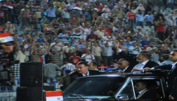 الرئيس مرسي يتجنب ذكر اسم "الكيان الصهيوني" باحتفال حرب أكتوبر