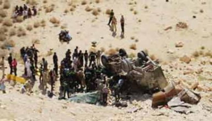 النيابة تنته من معاينة موقع حادث سيارة الأمن المركزى بشمال سيناء