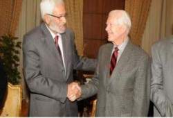 الغرياني يلتقي كارتر ويؤكد الإنتهاء من الدستور خلال 3 أسابيع