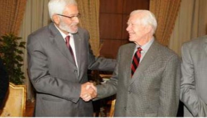 الغرياني يلتقي كارتر ويؤكد الإنتهاء من الدستور خلال 3 أسابيع