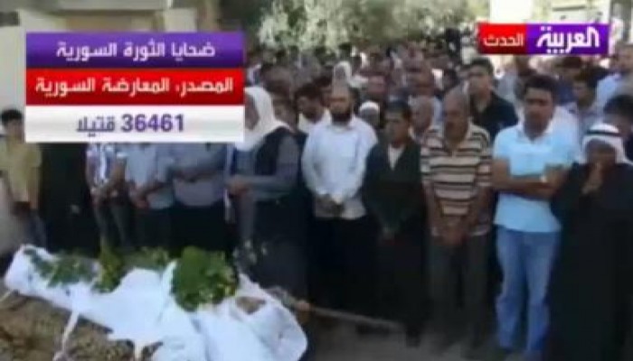 ضحايا الثورة السورية بالأرقام حتى منتصف أكتوبر 2012 (متلفز)