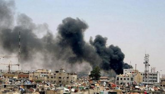 انفجارات قوية بالقرب من قصر بشار ومبنى المخابرات في دمشق