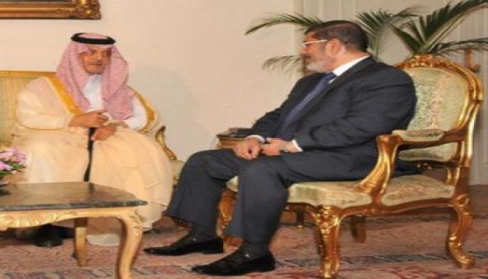 لقاء السيد الرئيس بالأمير سعود الفيصل وزير خارجية المملكة العربية السعودية
