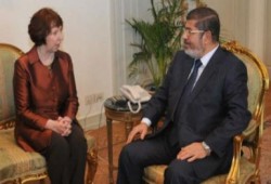 السيد الرئيس يلتقى كاثرين آشتون ممثلة العلاقات الخارجية والسياسية والأمنية الأوروبية (صور)