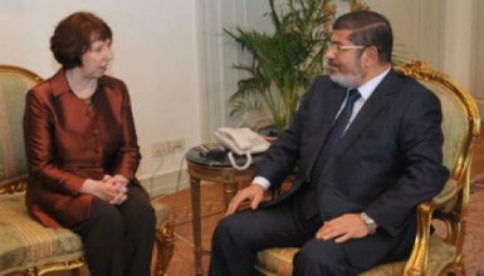 السيد الرئيس يلتقى كاثرين آشتون ممثلة العلاقات الخارجية والسياسية والأمنية الأوروبية (صور)