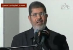 كلمة الرئيس مرسى بمسجد الشربتلى (متلفز)