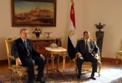 انتهاء المباحثات بين الرئيس مرسي وأردوغان بالقاهرة