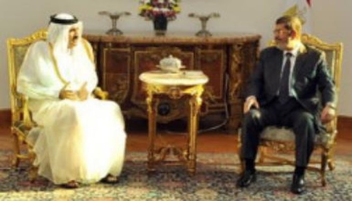لقاء السيد الرئيس اليوم مع الشيخ حمد بن خليفة آل ثاني امير دول قطر والوفد المرافق له