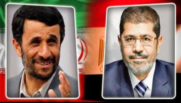 مرسى ونجاد يؤكدان ضرورة إيجاد إجماع دولى ضد  العدوان  على غزة