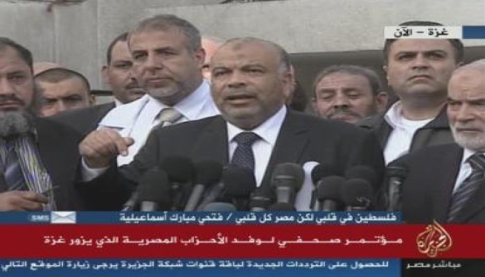 د/ سعد الكتاتنى من غزة : خيار المقاومة هو خيارنا  (متلفز)