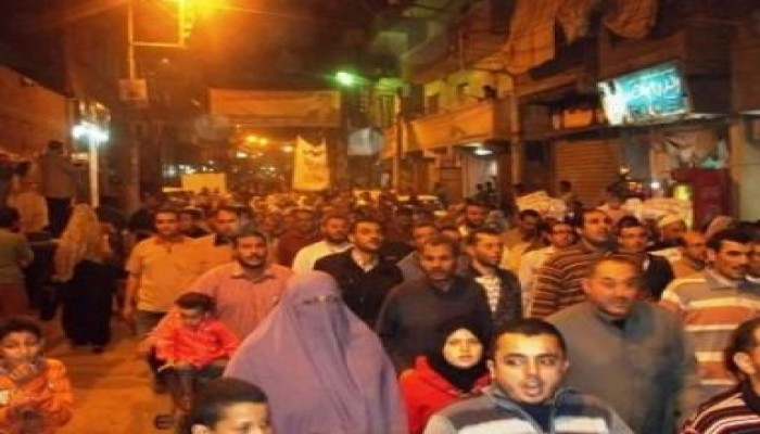 المنصورة تحتشد لتأييد الاعلان الدستوري (صور)