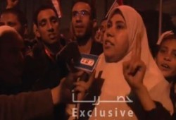 أقوى موقف من سيدة مصرية فى مليونية الشريعة والشرعية (متلفز)