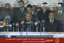 مؤتمر القضاة: سنشرف علي الاستفتاء والخيار للشعب (متلفز)