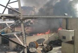 السيطرة على حريق سنترال المعادي ولا خسائر في الأرواح
