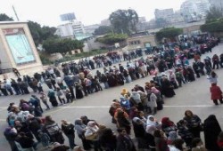 بالصور الشعب المصري يضرب أروع الأمثلة في الحضارة والرقي  في طوابير الانتخاب