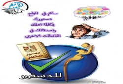 حملة طرق أبواب " الفيس بوك "  تأييدا للدستور