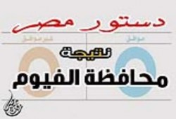النتيجة النهائية  لمحافظة الفيوم