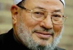 العلامة د/ يوسف القرضاوي يزور المركز العام لجماعة الإخوان المسلمين
