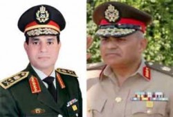السيسي وصدقي يهنئان الرئيس مرسي بالعام الجديد