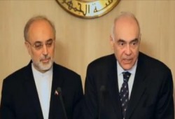 مؤتمر صحفي حول زيارة وزير الخارجية الإيراني (متلفز)