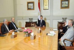 "الرئاسة": الرئيس التقى حزب النور وأبدى استعدادا لإضافة مبادرتهم لجلسة الحوار الوطني