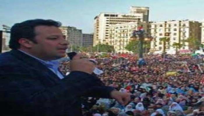 محسوب: حاتم عزام متحدثا باسم جبهة الضمير بعد اعتذار قنديل