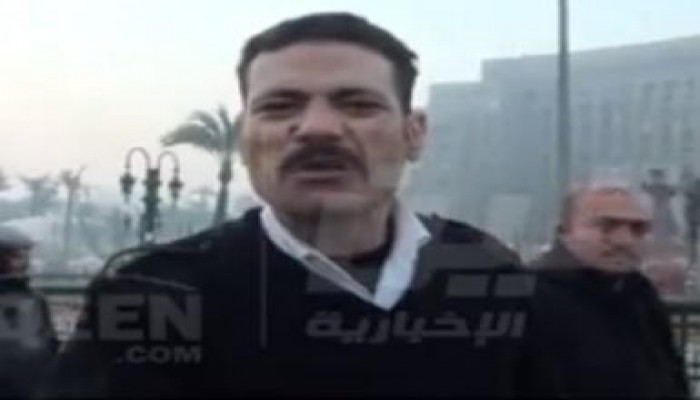 رجل أمن : حياتنا فداء عودة الانضباط  في ميدان التحرير (متلفز)