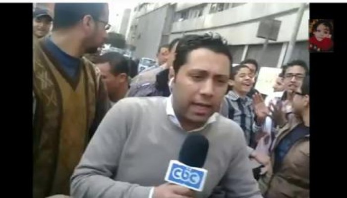 فضيحة قناة سي بي سي والهتافات بتأييد الرئيس " متلفز "