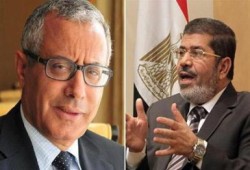 الرئيس مرسي يستقبل رئيس وزراء ليبيا اليوم