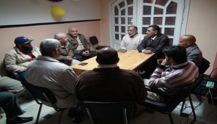الحرية و العدالة بالإسكندرية ينهى الخلاف بين اهالى منطقة الزياتين وشركة النهضة للنظافة