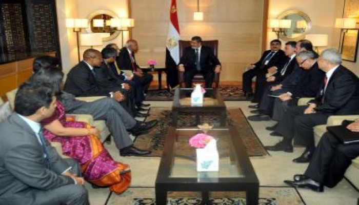 الرئيس يستقبل وفدا من اكبر تجمع للشركات الهندية ويناقش التسهيلات اللازمة للاستثمار فى مصر