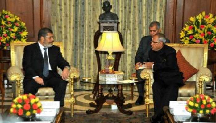 الرئيس مرسى يشهد إطلاق مجلس الأعمال المصرى الهندى