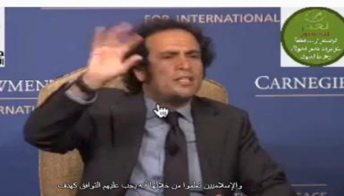 (فضيحة): عمرو حمزاوي يعترف بالتحالف مع الإعلام والقضاء في حرب المشروع الإسلامي (متلفز)