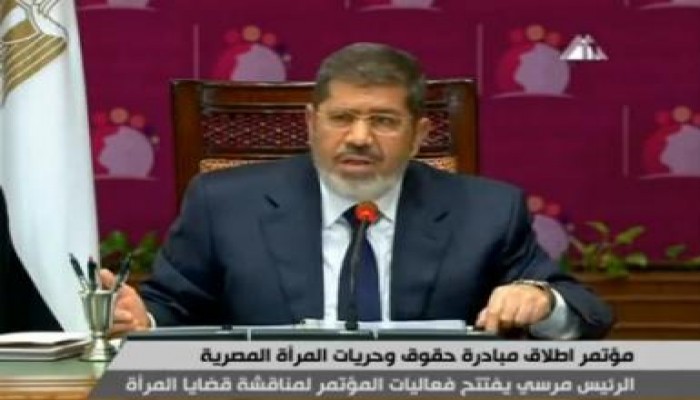 الرئيس مرسي: كل من حولنا لا يريد لمصر أن تقوم مصر (متلفز)