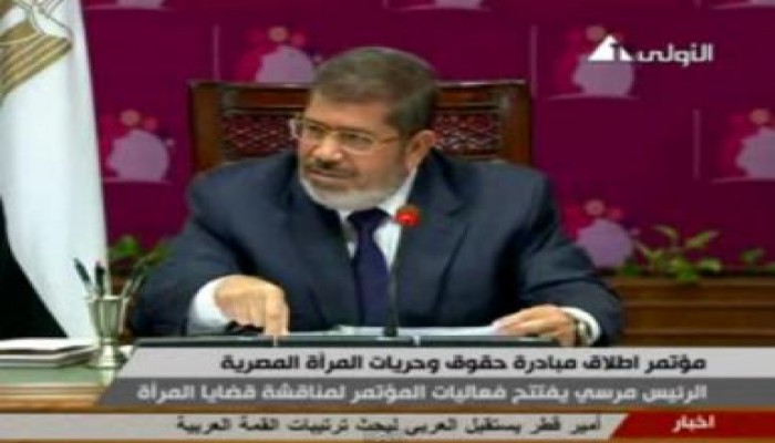 الرئيس مرسي: إحدى الصحف أخطأت في شخصي ولم أغلقها (متلفز)