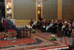 الرئيس يلتقى الجالية المصرية فى قطر