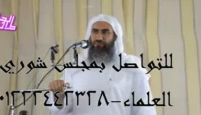 أخطر تصريحات لداعية سلفي : مصر سنية وستظل  والرئيس  أمر بضبط الشيعة والمتشيعين  (متلفز )