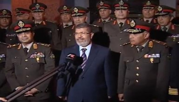 تصريحات القادة بعد اجتماع الرئيس مع المجلس الأعلى للقوات المسلحة "متلفز"