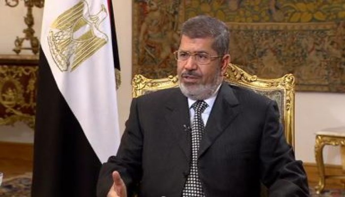 الرئيس مرسي : السلام فى الشرق الأوسط لايمكن أن يتحقق لطرف علي حساب طرف آخر "متلفز"