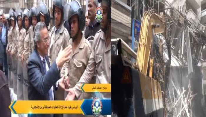 البرنس: يقود حملة لإزالة العقارات المخالفة بالاسكندرية