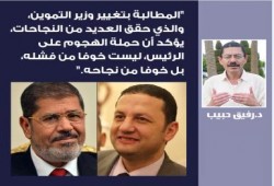 رفيق حبيب : المطالبون بتغيير عودة يخافون من نجاح مرسي